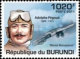 BURUNDI 2011 FAMOUS AVIATORS   4 Values Set + Miniature Sheet MNH - Ongebruikt