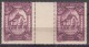 Spain 1930 Ibero-American Expo Mi#550 Mint Never Hinged Gutter Pair - Unused Stamps