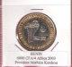 BENIN 6000 CFA 2003 MAP PRESIDENT MATHIEU KEREKOU UNC. BIMETAL NOT IN KM - Benin