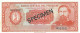 PARAGUAY 100 GUARANIES 1952 (1963) P-199 UNC SPECIMEN * 006531 [ PY815cs ] - Paraguay