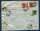 Egypte - Enveloppe Commerciale En Recommandée Du Caire Pour La France En 1954 Avec Contrôle Postal   2 Scans - Réf. S 14 - Briefe U. Dokumente