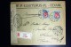 Nederland Aangetekende Enveloppe Edam Naar Suresnes (F) Nr 65 2x  1915 Censuurstrook En Waszegel - Storia Postale