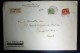 Nederland Aangetekende Enveloppe Den Haag Naar Utrecht NVPH 173 + 192 Mengfrankering - Covers & Documents