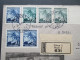 Böhmen Und Mähren 1941 Marken Mit Zwischensteg. R-Brief Pilsen 3. 631. Firmenbrief Karel Pilny. Ceres / Sidol / Sirax - Lettres & Documents