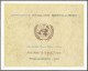 UN - United Nations Geneva 2001 MNH Nobel Peace Prize Souvenirsheet In Folder W/Kofi Annan Print - Unused Stamps