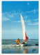 Sport--VOILE--Appareillage (animée) ,cpsm 15 X 10 N° H.514-R éd Estel......à Saisir - Sailing