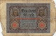 Hundert Mark 100 Reichsbanknote 1920 - 100 Mark