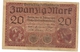 Allemagne. Reichsbanknote 20 Mark. Février 1918 - 20 Mark