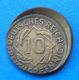 FAUTE FRAPPE DECENTREE OFF CENTER STRIKE 5 Reichspfennig 1924 D Km 40 - 10 Renten- & 10 Reichspfennig