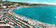 Fano Spiaggia 1965 (la Plage, The Shore) - Cartolina Panoramique (22 X 10,5 Cm) - Vera Fotografia - Fano