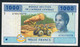 C.A.S.  CONGO = LETTER T . P107T  1000 FRANCS  2002  VF  NO P.h. - États D'Afrique Centrale