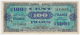 FRANCE 100 FRANCS 1944 VF+ Pick 123c 123 C - 1945 Verso France