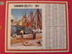 Calendrier Illustré En Carton De 1972. Almanach Des PTT Postes Facteur. Castel De Maussac, Torrent Montagnard, Port De P - Groot Formaat: 1971-80