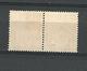 1937 - 47  N° 216  SE-TENANT  5 D. BRUN    GEORGES VI  NEUF ** GOMME YVERT TELLIER 1.00 € X 2 = 2.00 € - Unused Stamps