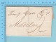 Stampless- Letter 1808, From London To Madeley ,postmark : A. A P. 11 Ina Tiny Circle, .808 - 4 Scans - ...-1840 Prephilately
