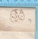 Stampless- Letter 1808, From London To Madeley ,postmark : A. A P. 11 Ina Tiny Circle, .808 - 4 Scans - ...-1840 Vorläufer