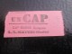 1937 TITRE TRANSPORT BILLET EMBARQUEMENT COTIER &amp; CHATEAU D'IF MARSEILLE EMBARCADERE PONTON QUAI DES BELGES CAP CORS - Europa