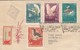 Hongrie - Lettre/Oiseaux Divers, Année 1959, Y.T. 1287/1294 Deux Enveloppes - Lettres & Documents
