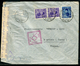 Egypte - Cover / Enveloppe De Alexandrie Pour La France En 1945 Avec Contrôle Postal , Affr. Plaisant  Ref F80 - Covers & Documents