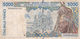 West African States 5000 Francs ND 1995 P-113Ad G-VG Ivory Coast "A" - Westafrikanischer Staaten