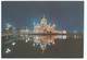 Masjid Omar Ali Saifuddin Brunei Sw Singapore Postcard Issue D&rsquo;un Carnet Night Time - Brunei