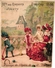 1 Carte Chromo Litho Trade Adverting 1886  JEU De CROQUET Krocketspiel  Pub Etrennes Jouets Paris Printer Testu Massin - Andere & Zonder Classificatie