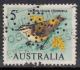 5c Yellow-rumped Thornbill 1966, Bird, Perfin, Pefins, Australia Used, - Perfins