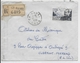 ALGERIE - 1955 - ENVELOPPE RECOMMANDEE De ER-RAHEL (ORAN) => CLERMONT-FERRAND - Lettres & Documents