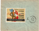 LMON1 - ALGERIE RECOMMANDEE  BONE-ALGER 14/11/1935 AU VERSO ETIQUETTE PUBLICITAIRE SUR LE VIN - Airmail