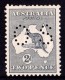 Australia 1915 Kangaroo 2d Grey Die 1 3rd Watermark Perf OS MH - Mint Stamps