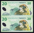 New Zealand, Uncut Block Of 2 X 20 $ Banknotes, Pick CS187b, With Folder, 1999 ! - Nouvelle-Zélande