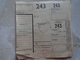 D149251 Bulletin D'expédition Collis Postal Cachet DIEST 1953 - Andere & Zonder Classificatie