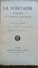 LA FONTAINE POEMES ET POESIES DIVERSES 1924 GARNIER - Nouvelle édition - PILON DAUPHIN - Über 18