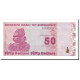 Billet, Zimbabwe, 50 Dollars, 2009, 2009-02-02, KM:96, SPL+ - Zimbabwe