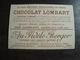 Chromo CHOCOLAT LOMBART LOUIS VII - Lombart