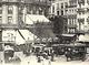BRUXELLES (1000) : Le Point Central (Boulevard Anspach). Plusieurs Trams à Traction Chevaline. CPA Précurseurs (1899). - Public Transport (surface)