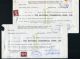 HONG KONG STAMP DUTY QUEEN ELIZABETH CHEQUES VALUES TO $4 - Covers & Documents