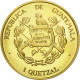 Monnaie, Guatemala, Quetzal, 1995, Tower, SPL, Gilt Alloy, KM:1b.1 - Guatemala