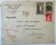 Enveloppe Recommandée 1928 Tribunal Arbitral Turco - Italien, Istambul --> Roma, Affr. 28,5 G - Brieven En Documenten
