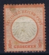 Deutsche Reich: Mi Nr 3 MH/* Falz/ Charniere Spot - Unused Stamps