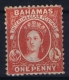 Bahamas: SG 21 Carmin Lake Wmk CC  Perfo 12,5   MH/* Falz/ Charniere - 1859-1963 Colonia Británica