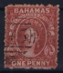 Bahamas: SG 16  Mi Nr 2D  Perfo 13   Gestempelt/used/obl. 1860 - 1859-1963 Colonia Británica