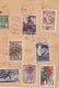 FACTORY, TCHAIKOVSKY, ARMY, SKIING, BALLOONS, MAYAKOVSKY, WOMAN, STAMPS ON PAPER, 1941, RUSSIA - Brieven En Documenten