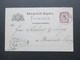 AD Bayern 1905 Ganzsache P32/01 Antwortkarte. Stempel Bergzabern. Firmenkarte - Postal  Stationery