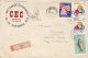 61531- FORESTRY VEHICLE, CROSS, STAMPS ON COVER, 1963, ROMANIA - Briefe U. Dokumente