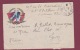 GUERRE 14/18 - 210617 -  Carte Lettre Illustration 4 Drapeaux Avec Gerbe 1915 - Brieven En Documenten