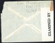 1942  Air Letter To USA  SG 150, 155 X2 US Censor Tape - Honduras Británica (...-1970)