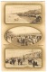 RB 1158 -  1918 Triple View Postcard - Blackpool Lancashire - Blackpool