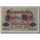 Billet, Allemagne, 50 Mark, 1914, 1914-08-05, KM:49b, TTB+ - Reichsschuldenverwaltung