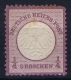 Deutsche Reich Mi Nr 1 MH/* Falz/ Charniere Kleinem Brustschild - Unused Stamps